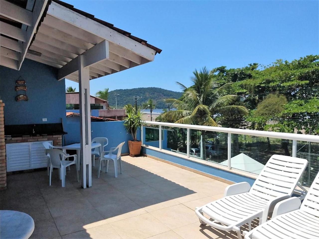 Pousada Vistazul - Piscina Climatizada - Pe Na Areia Bertioga Dış mekan fotoğraf