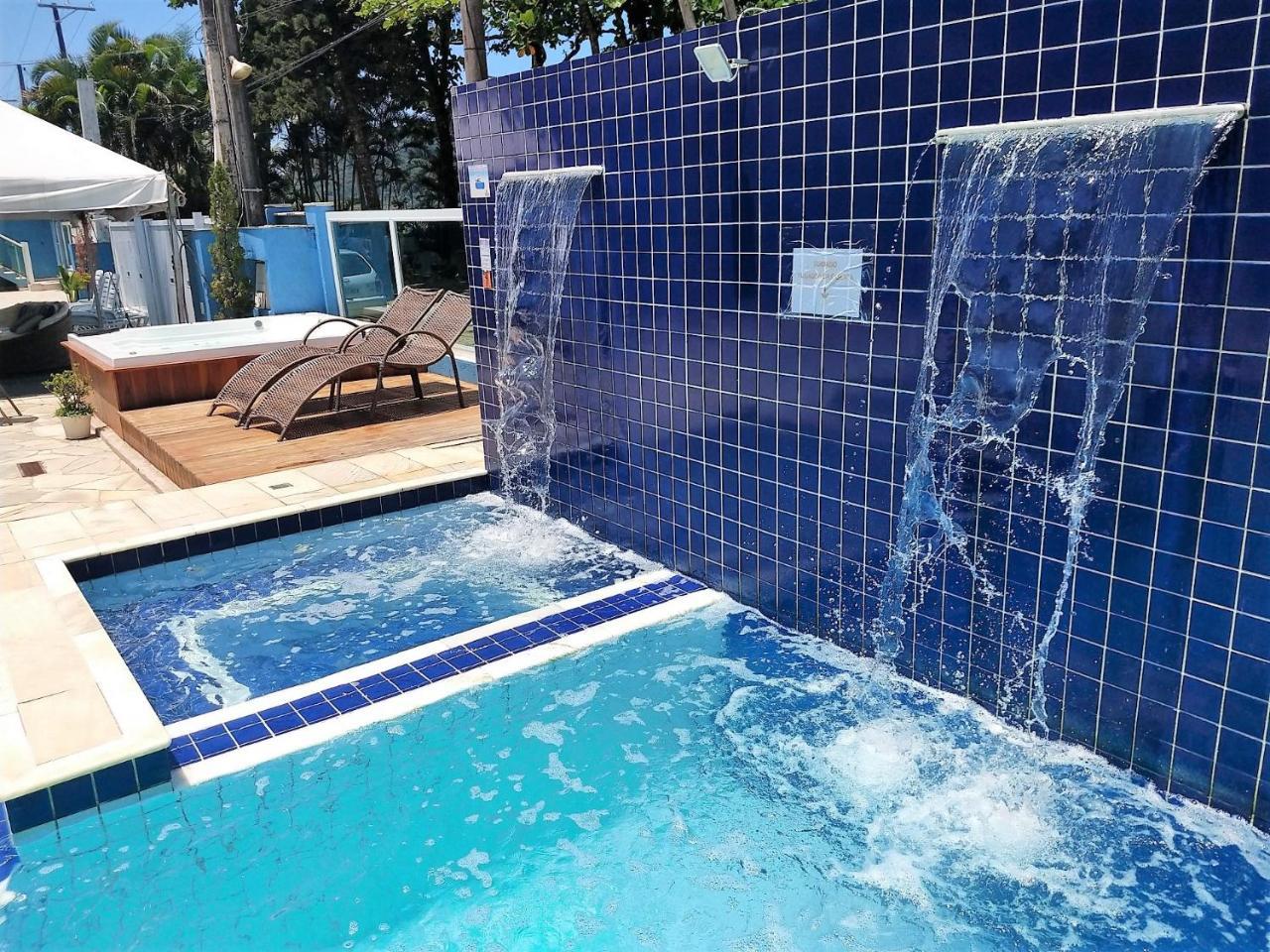 Pousada Vistazul - Piscina Climatizada - Pe Na Areia Bertioga Dış mekan fotoğraf