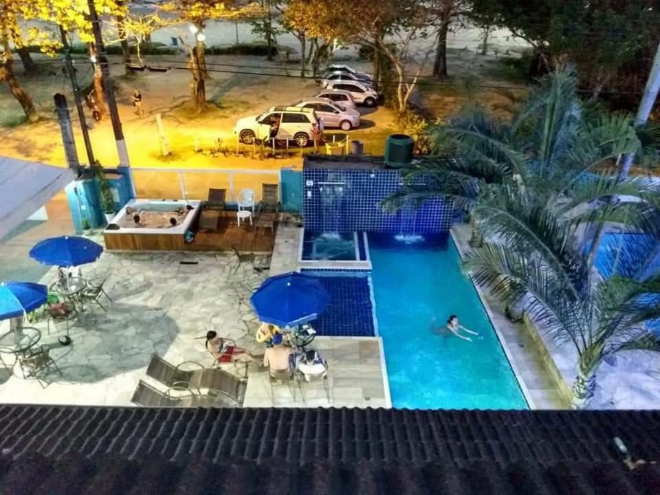 Pousada Vistazul - Piscina Climatizada - Pe Na Areia Bertioga Dış mekan fotoğraf